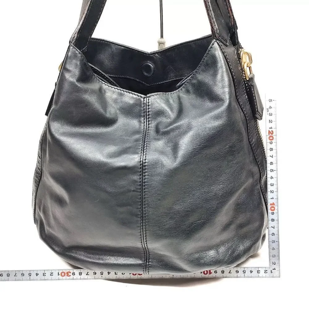 Auth Givenchy Black Lambskin Tinhan Hobo Bag Preloved Purse Shoulder Bag